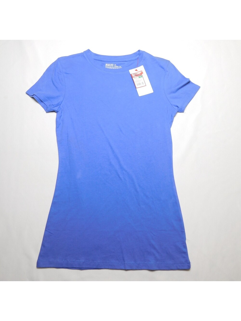 Mossimo Supply Co Womens Crew Tee Medium M Periwinkle Blue Short Sleeve Shirt NW